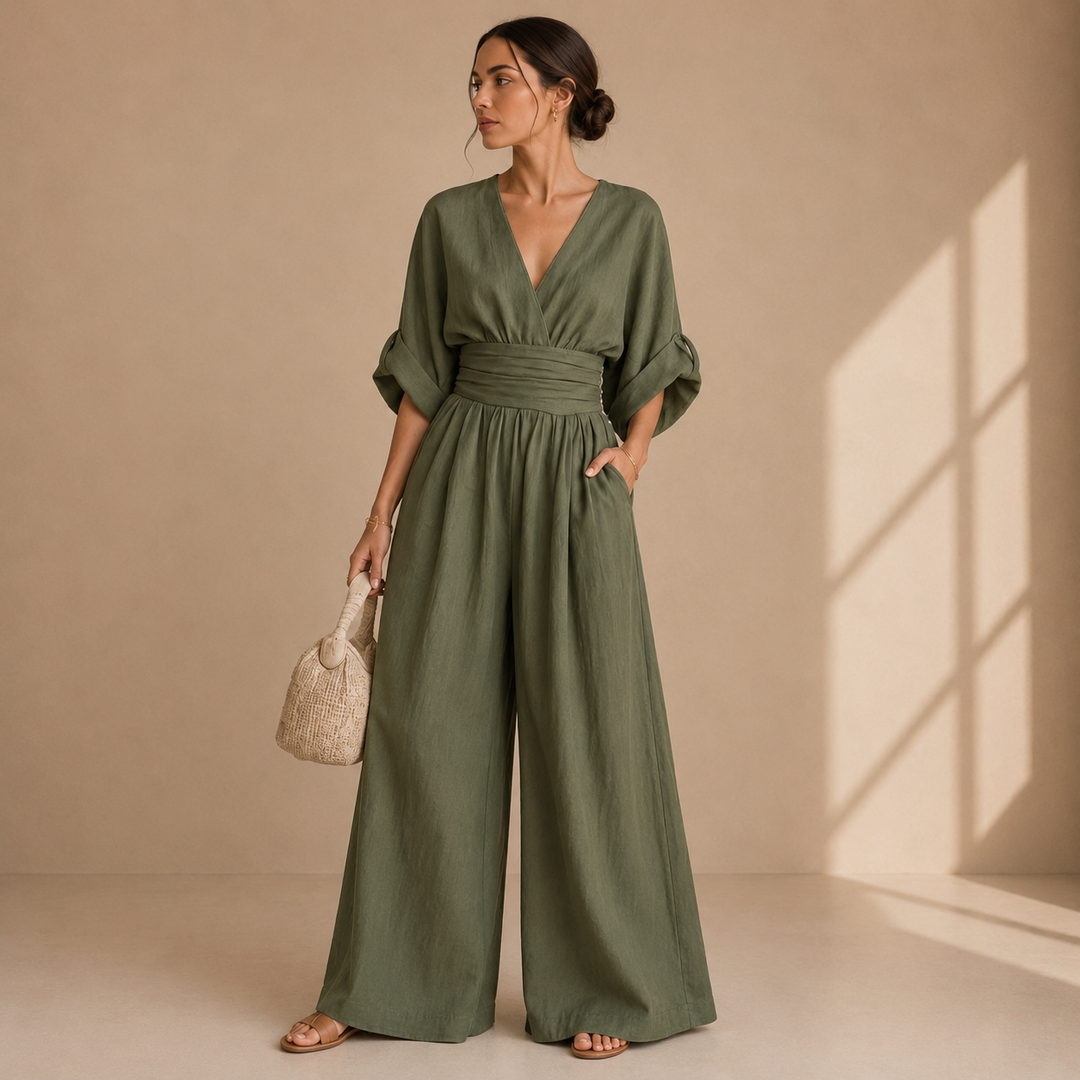 Patricia | Elegant Wide-Leg Jumpsuit