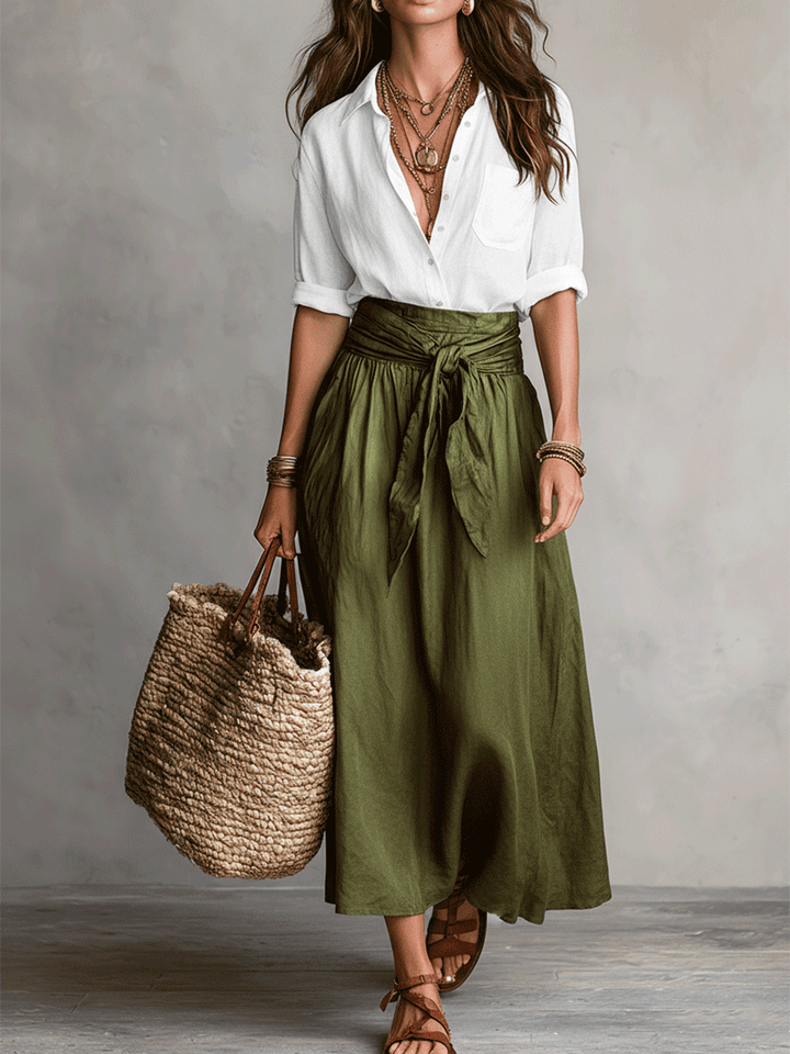 Madeleine | Boho Two-Piece Skirt Set