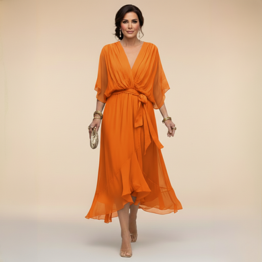 Monica | V-Neck Wrap Dress