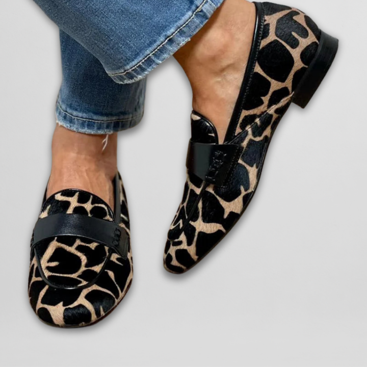 Riana | Animal-Print Loafers