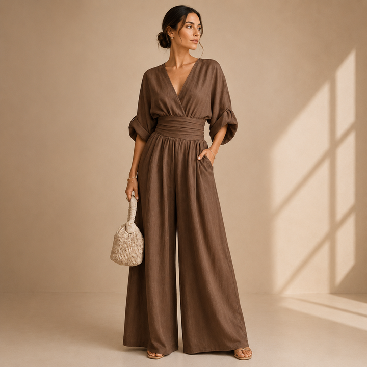 Patricia | Elegant Wide-Leg Jumpsuit