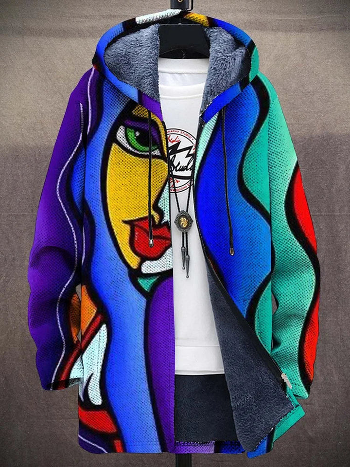 Hannah | Artistic Zip-Up Hoodie