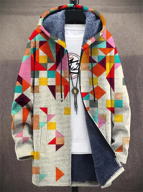 Emilia | Artistic Zip-Up Hoodie