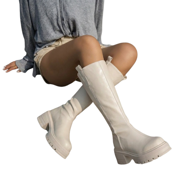 Maude | Fleece-Lined Tall Booties