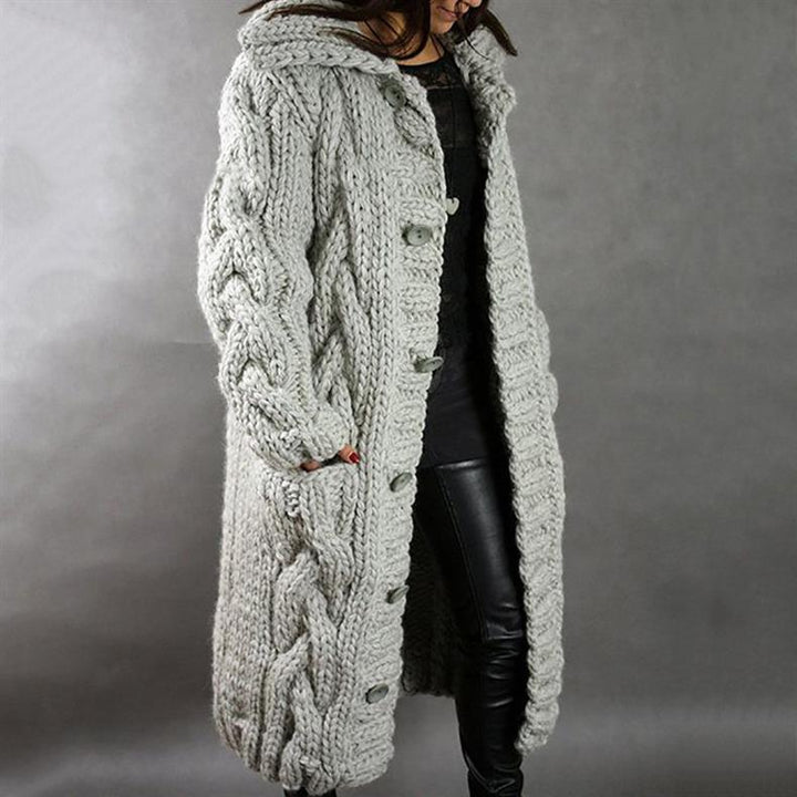 Clarisse | Cosy Cable-Knit Coat