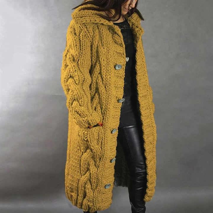 Clarisse | Cosy Cable-Knit Coat