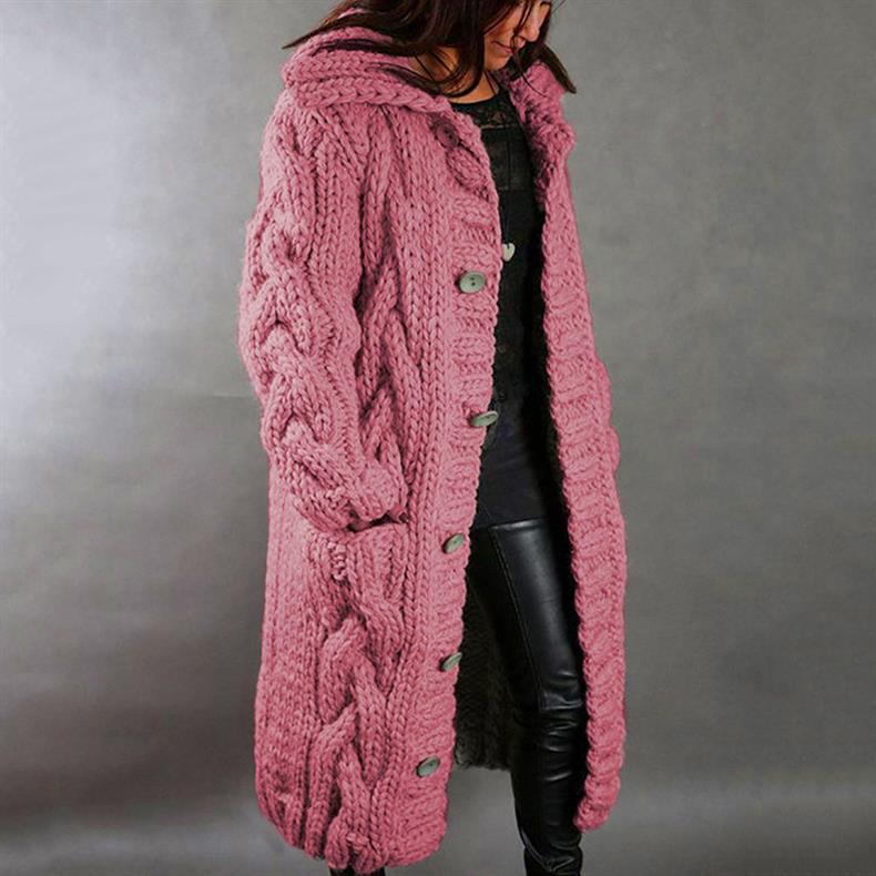 Clarisse | Cosy Cable-Knit Coat