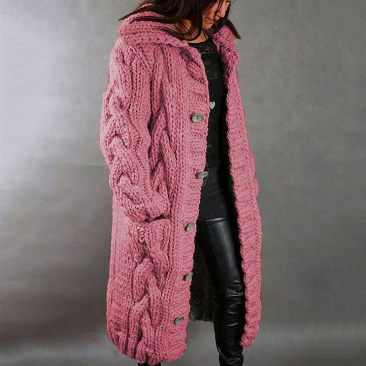 Clarisse | Cosy Cable-Knit Coat