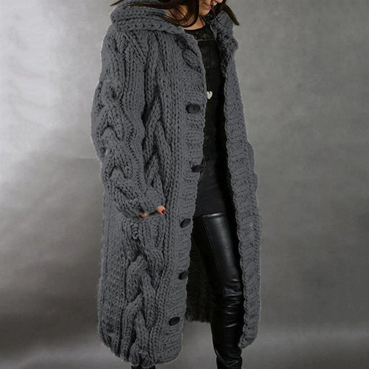 Clarisse | Cosy Cable-Knit Coat