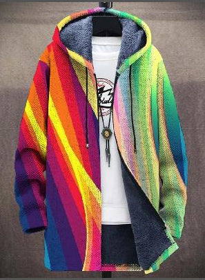 Naomi | Artistic Zip-Up Hoodie