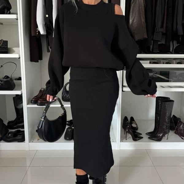 Valerie | Sweatshirt & Dress Set