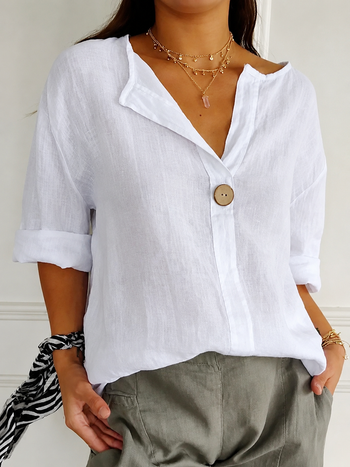 Helen | Relaxed V-Neck Top