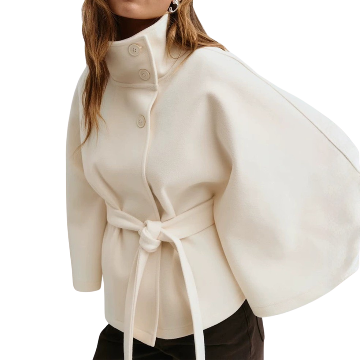 Edna | Cape-Style Belted Coat