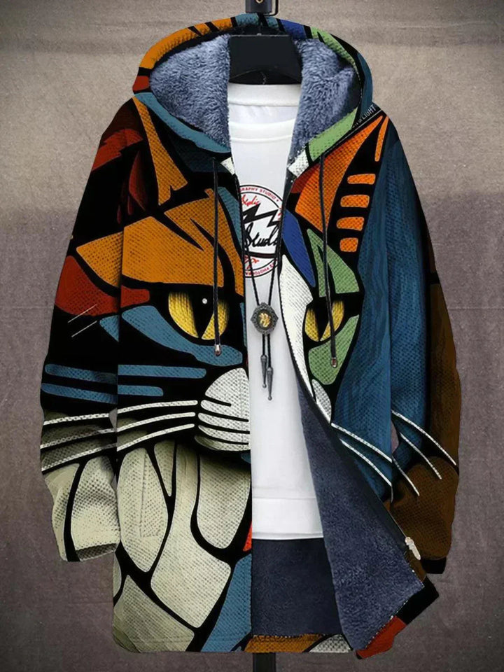 Eliza | Artistic Zip-Up Hoodie