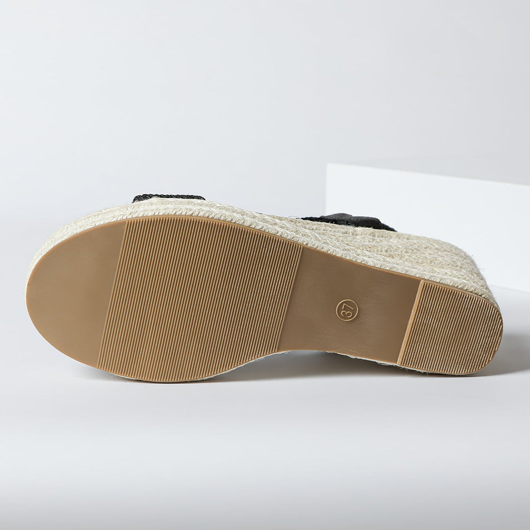 Adri | Woven Wedge Sandals
