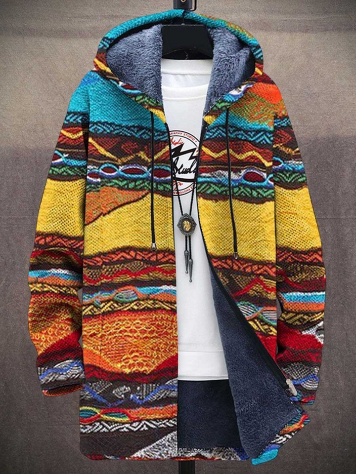 Sarah | Artistic Zip-Up Hoodie