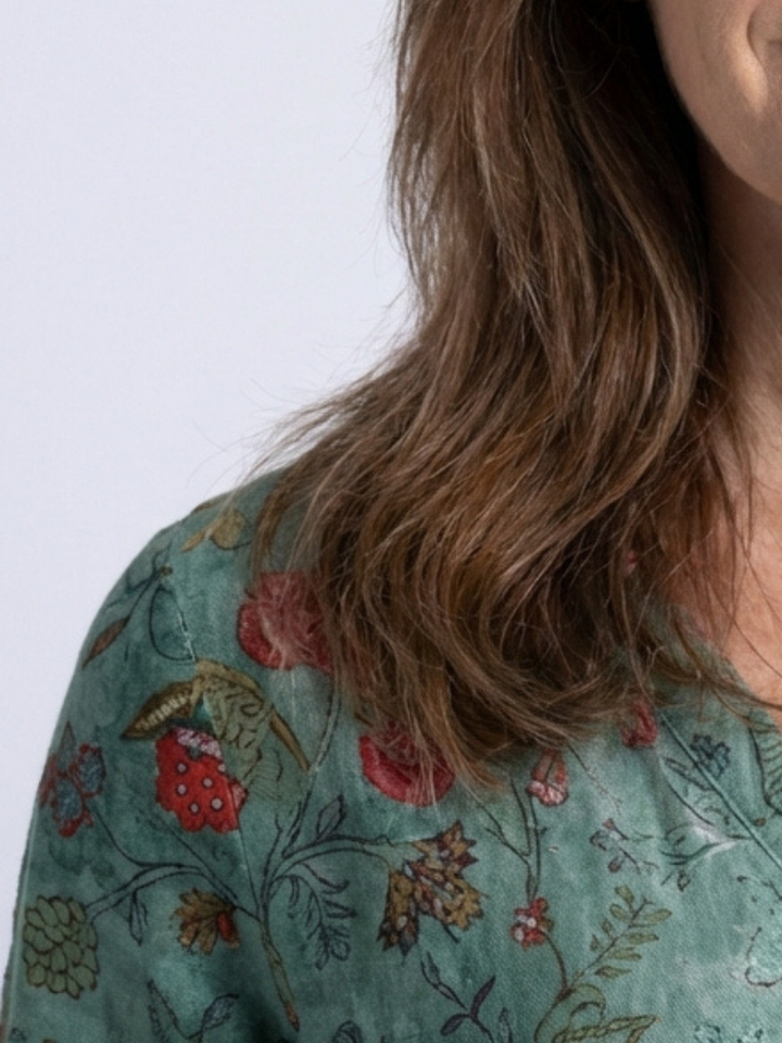 Marisca | Floral V-Neck Maxi Dress