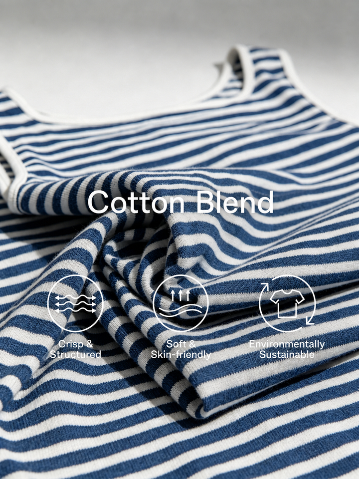 Roxane | Striped Cotton Set