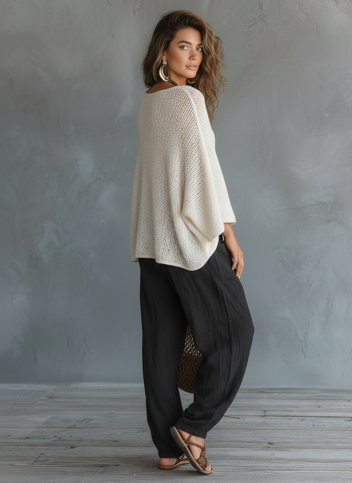 Aveline | Cape Knit Set