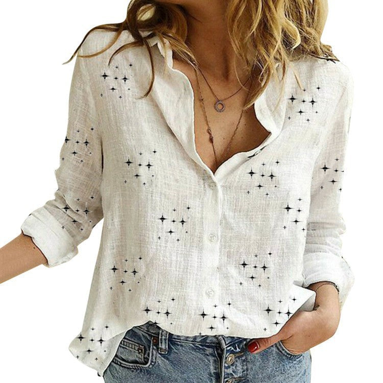 Juliette | Classic Printed Blouse