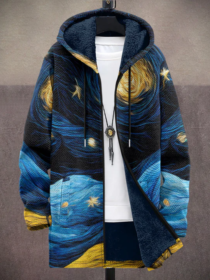 Louise | Artistic Zip-Up Hoodie