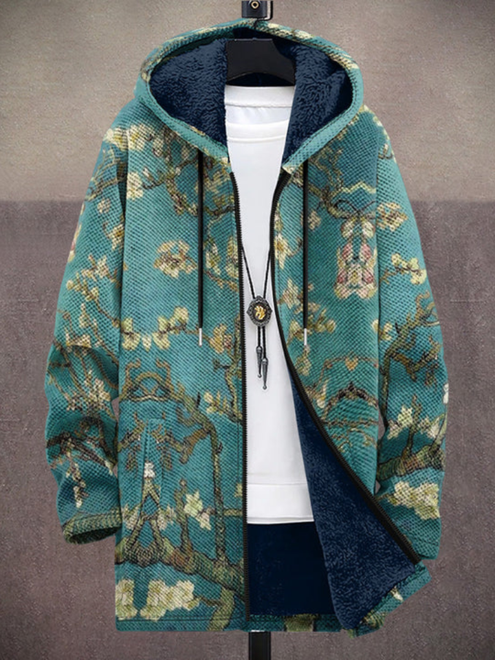 Gabriela | Artistic Zip-Up Hoodie