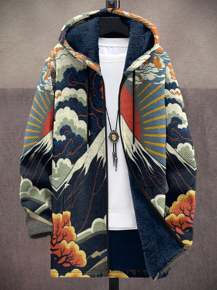Lucy | Artistic Zip-Up Hoodie