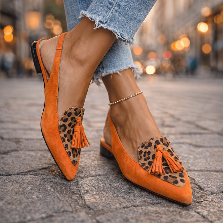 Elmien | Elegant Tassel Sandals