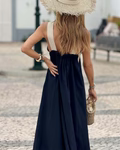 Franci | Elegant Crossover Evening Dress