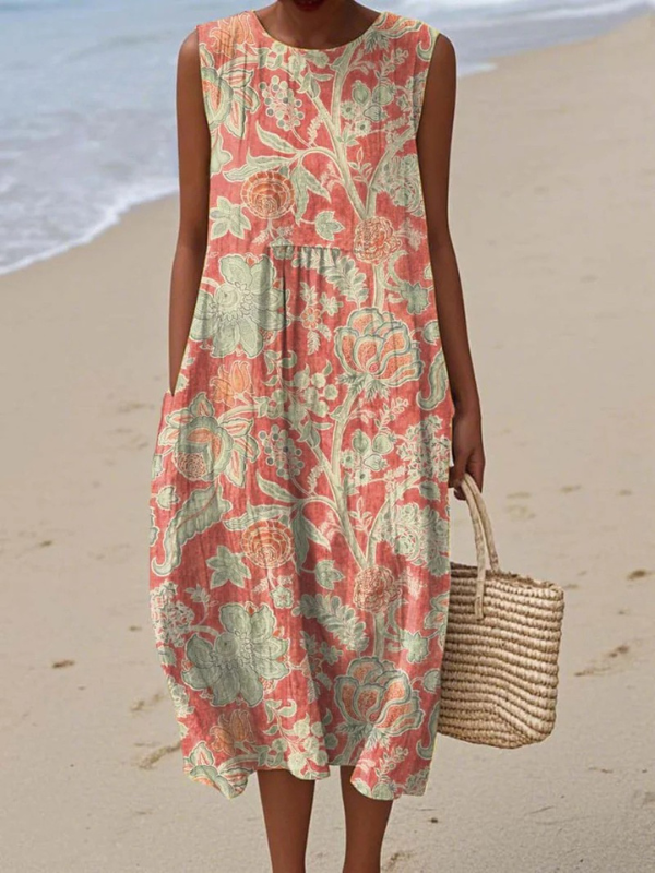 Molly | Tie-Back Midi Dress