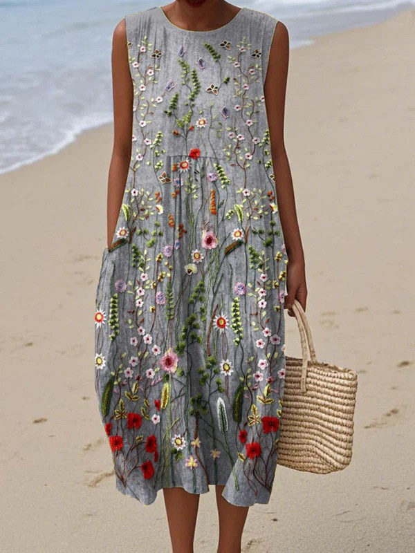 Chloe | Tie-Back Midi Dress