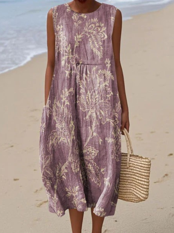 Willow | Tie-Back Midi Dress