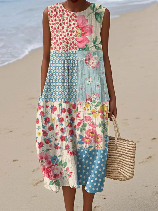 Amelia | Tie-Back Midi Dress