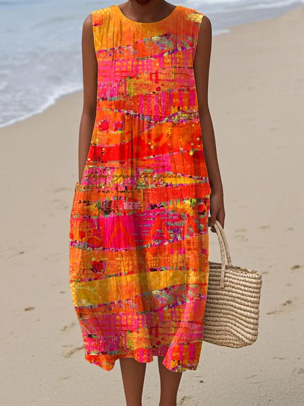 Abbey | Button-Back Midi Dress