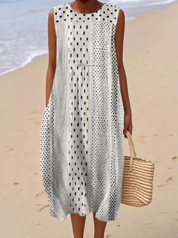 Mia | Tie-Back Midi Dress