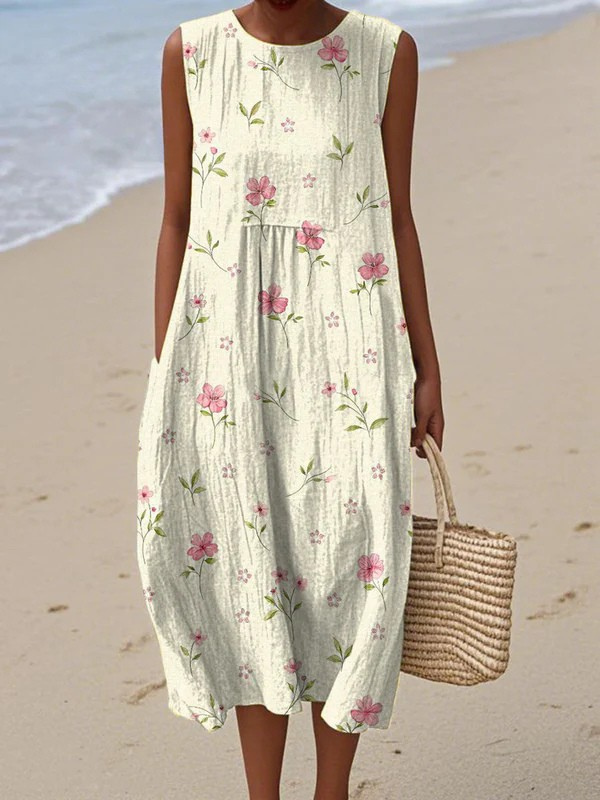 Zoe | Tie-Back Midi Dress