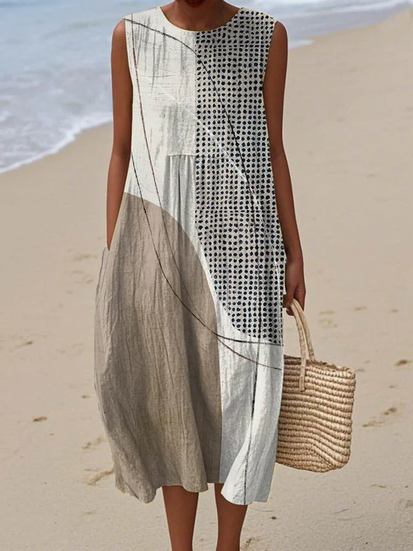 Freya | Tie-Back Midi Dress