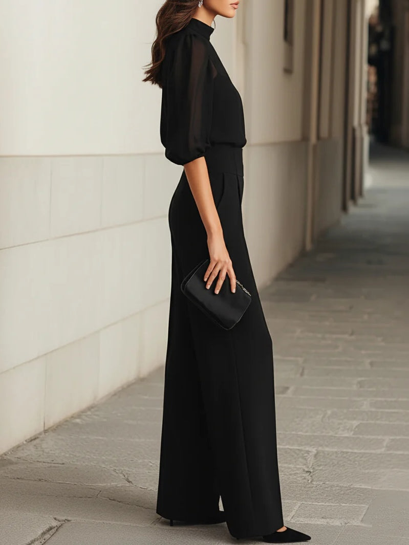 Delia | Sheer Camisole Three-Piece Set
