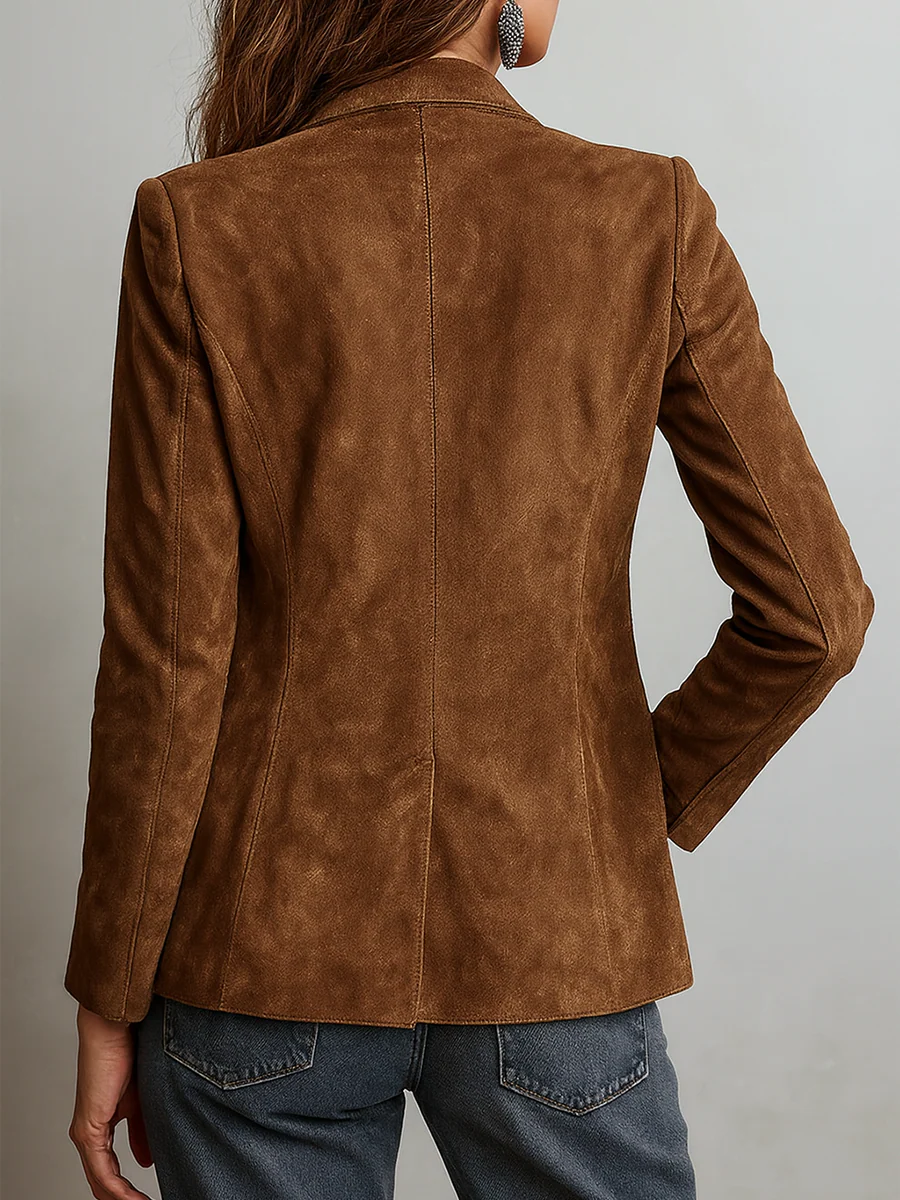 Cassandra | Vintage Brown Blazer