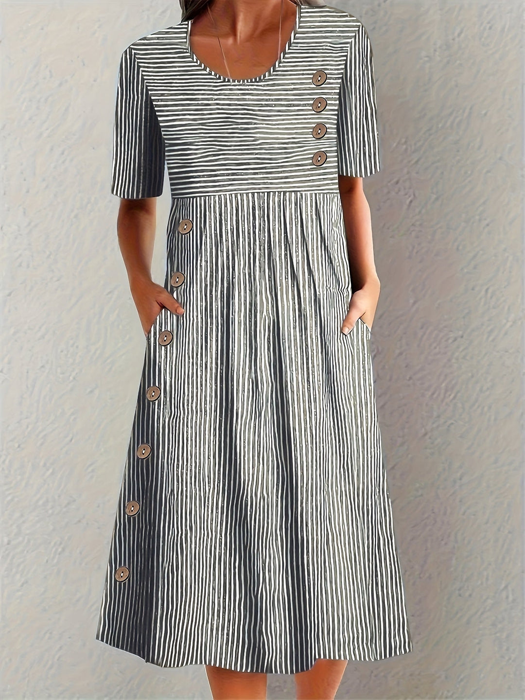 Refilwe | Striped Summer Dress