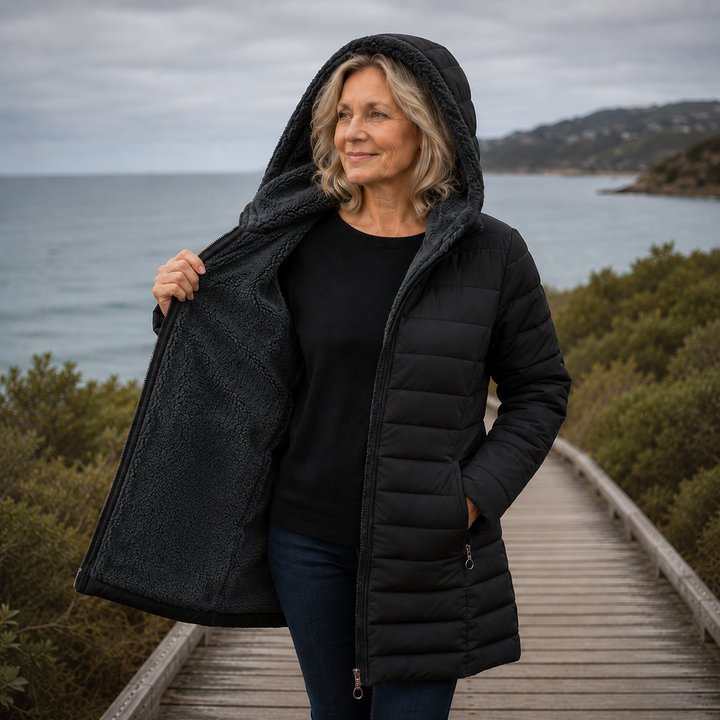 Marilyn | Fleece-Lined Weatherproof Coat