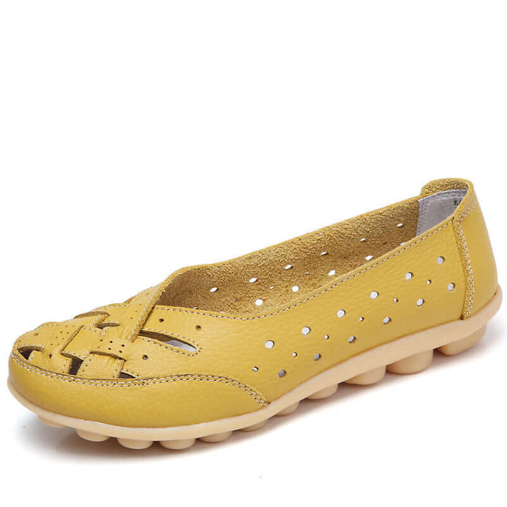 Elane | Breathable Leather Orthopedic Loafers