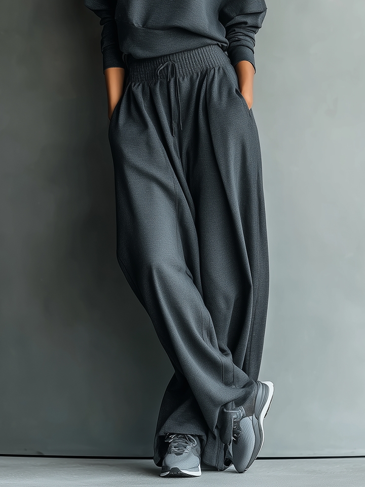 Eliza | Charcoal Knit Set