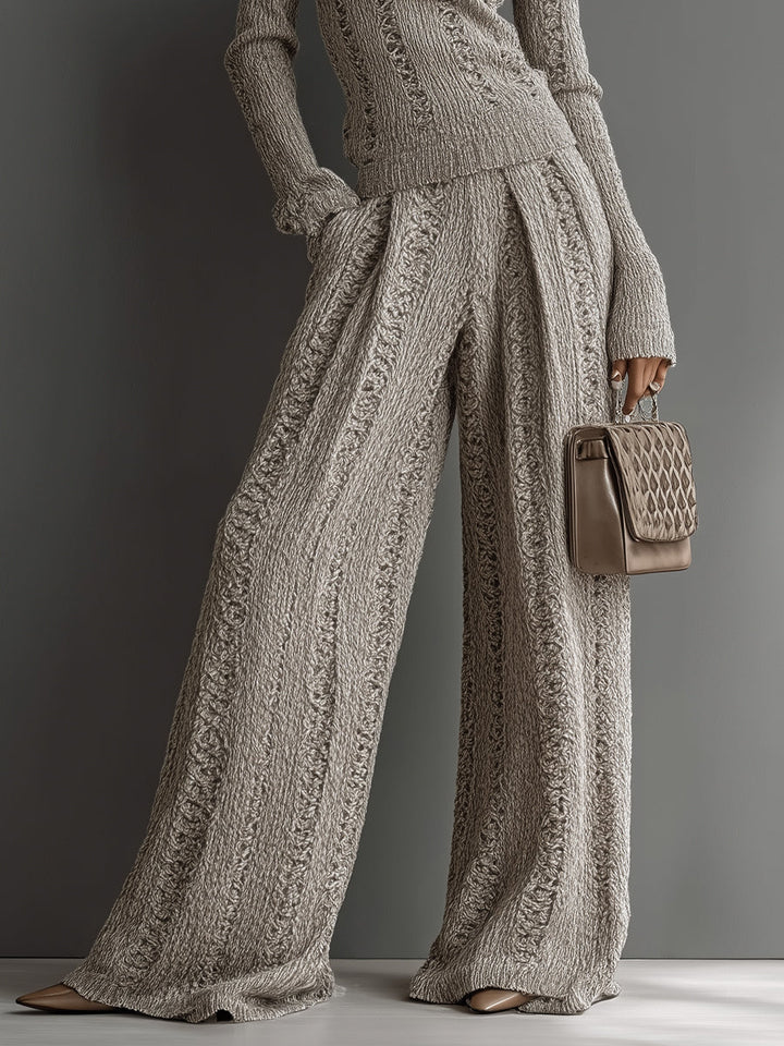 Juliana | Taupe Knit Set