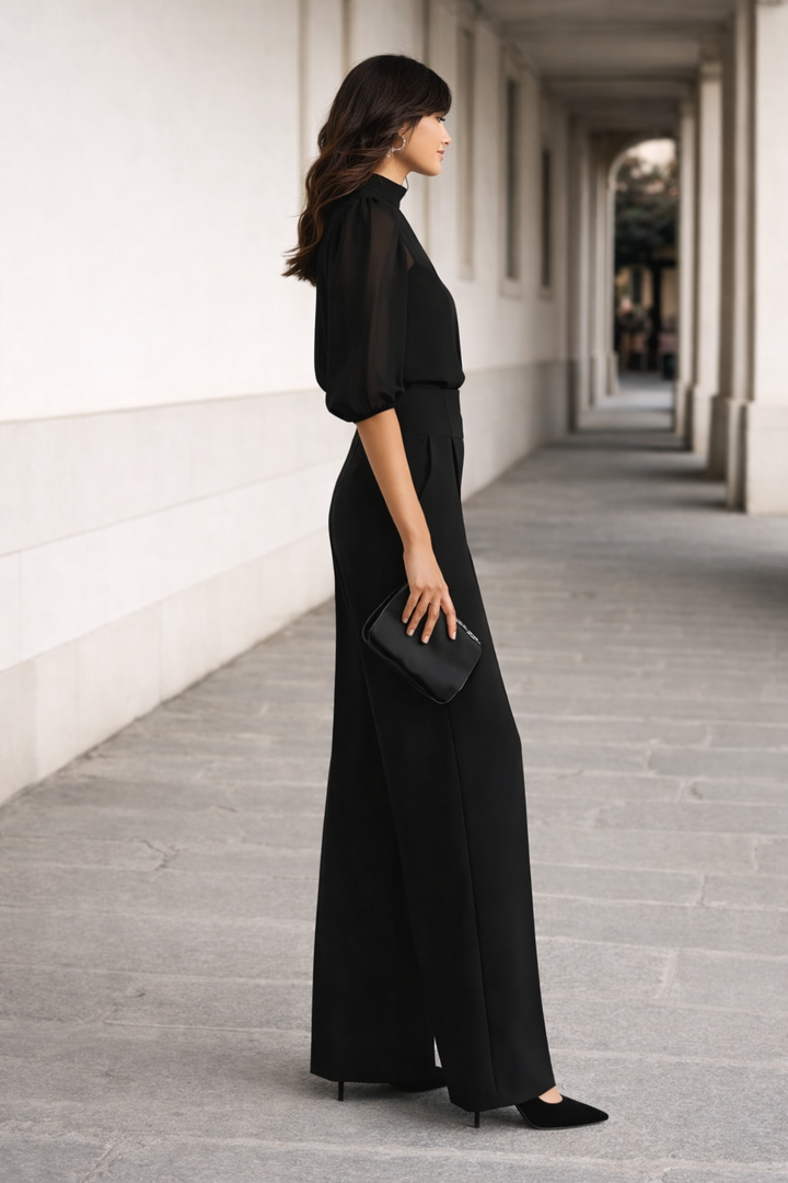 Nokuthula | Sheer Camisole Three-Piece Set