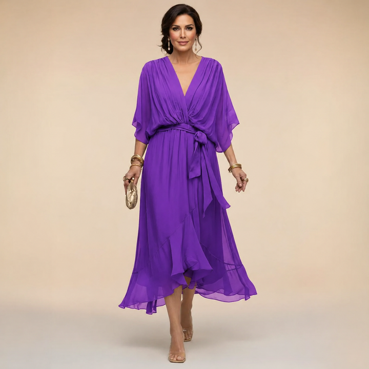 Monica | V-Neck Wrap Dress