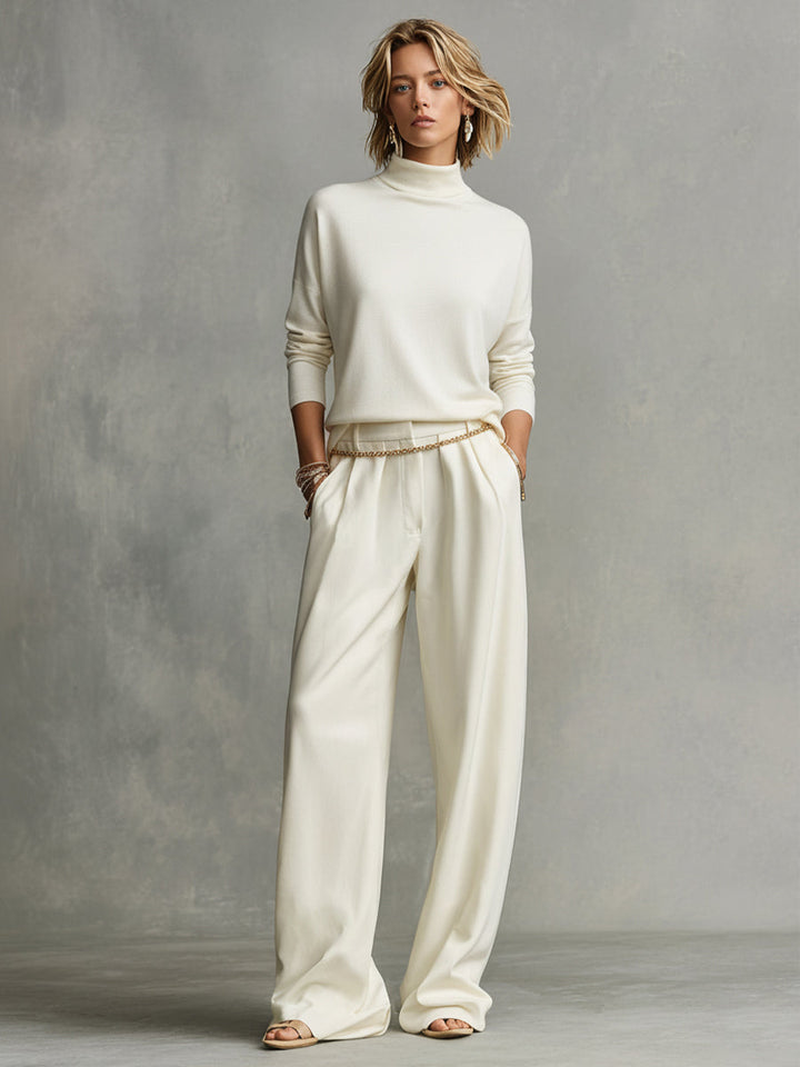 Manon | Cream Knit Set