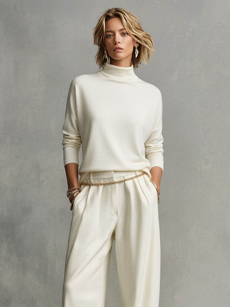 Manon | Cream Knit Set