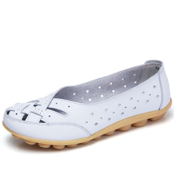 Elane | Breathable Leather Orthopedic Loafers