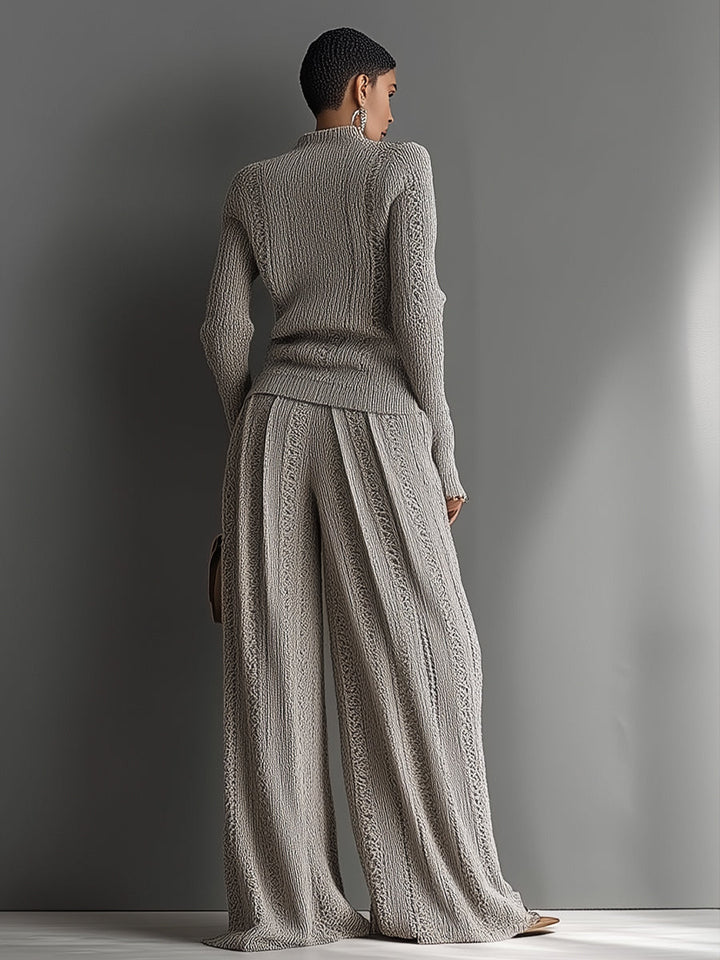 Juliana | Taupe Knit Set